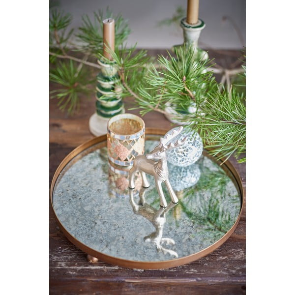 Vassoio decorativo in vetro ø 35 cm Glacier – Bloomingville-image-3