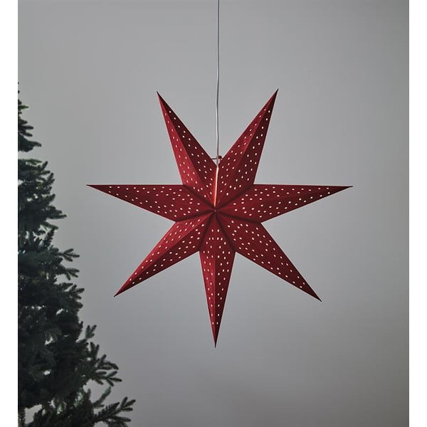 Decorazione luminosa natalizia rossa da appendere Clara - Markslöjd