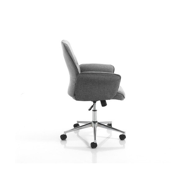 Sedia da ufficio grigia, altezza 100 cm Dony - Tomasucci-image-1