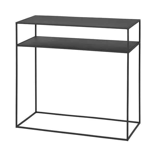 Consolle in metallo nero 35x85 cm Fera - Blomus