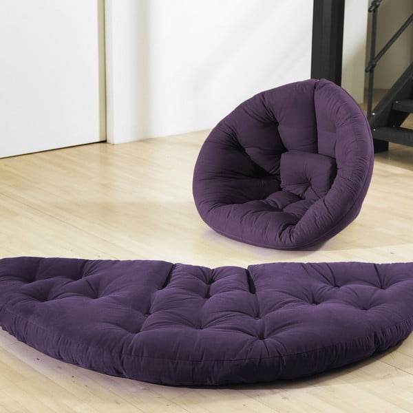 Rozkládací křeslo Karup Baby Nest Purple-image-1