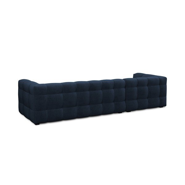 Divano angolare in velluto blu, angolo sinistro Vesta - Windsor & Co Sofas-image-4