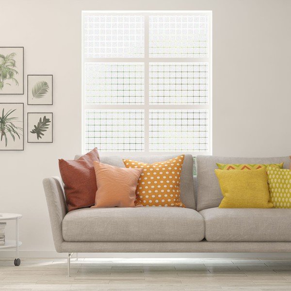 Adesivo per finestre 200x45 cm Square - Ambiance-image-1