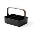 Organizer da bagno nero in plastica riciclata Bellwood - Umbra
