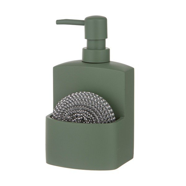 Dispenser per sapone color salvia in poliresina 250 ml Essentials – Ladelle