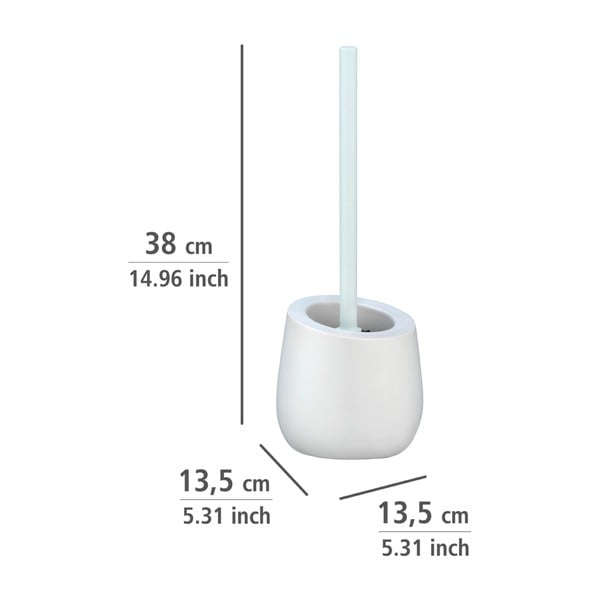 Scopino in ceramica bianca Badi - Wenko-image-1