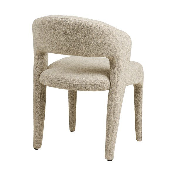 Sedia da pranzo beige in imbottito Belmont – House Nordic-image-4