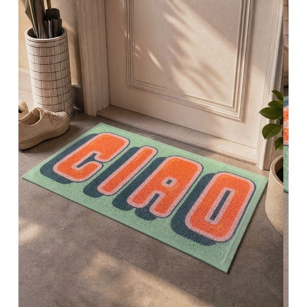 Zerbino in plastica riciclata 40x70 cm Ciao – Artsy Doormats-image-1