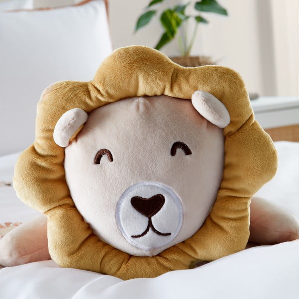 Cuscino per bambini in micropush Lion - Catherine Lansfield-image-2
