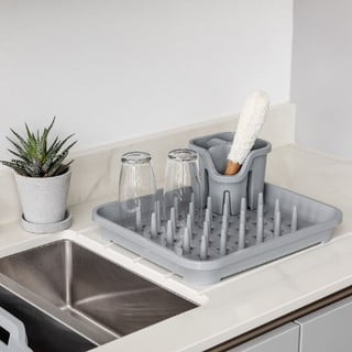 Scolaposate grigio in plastica riciclata Eco Range - Addis