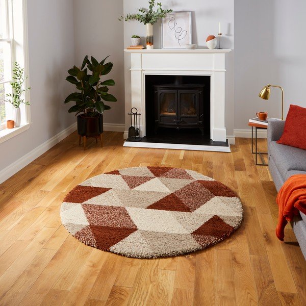 Tappeto Triangolo scuro, ø 160 cm Royal Nomadic - Think Rugs-image-1
