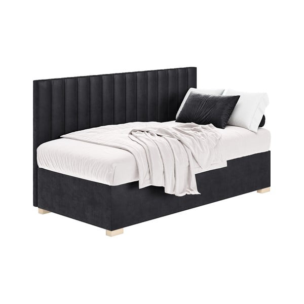 Letto da bambini blu scuro con contenitore con materasso incluso 90x200 cm Chill – Ghado-image-2