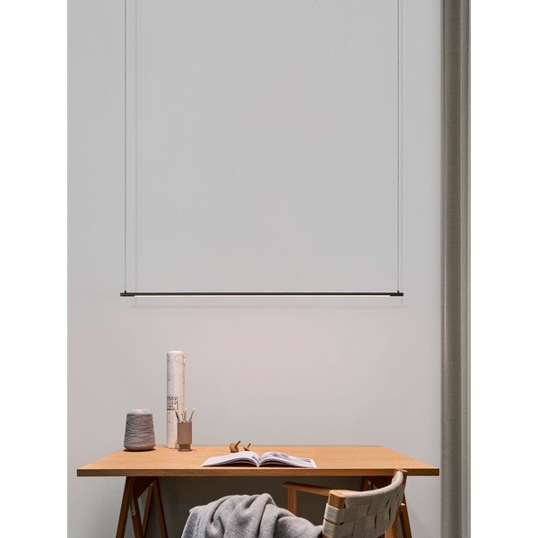 Lampadario LED nero opaco in alluminio Elettra – Nova Luce-image-1