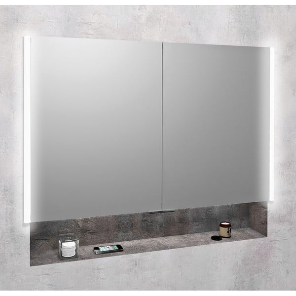 Mobile per bagno grigio 105,5x70 cm Integra – Sapho