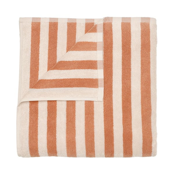 Asciugamano tipo terry arancione/beige in cotone organico 70x140 cm Arto – Blomus