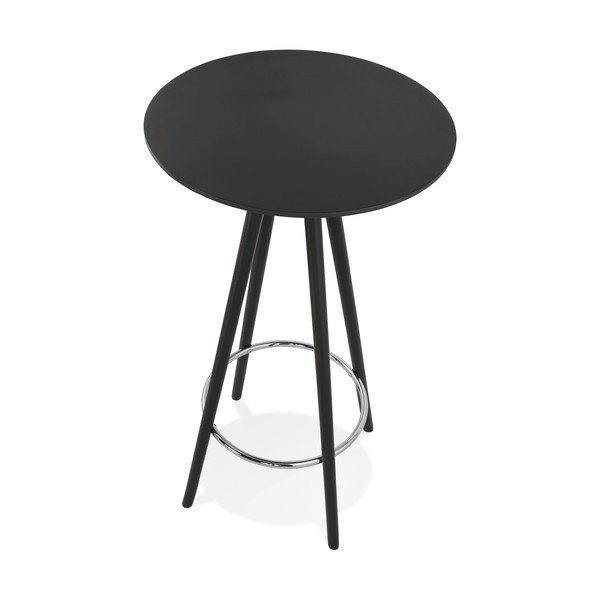Tavolo da bar nero, altezza 110 cm Deboo - Kokoon-image-2