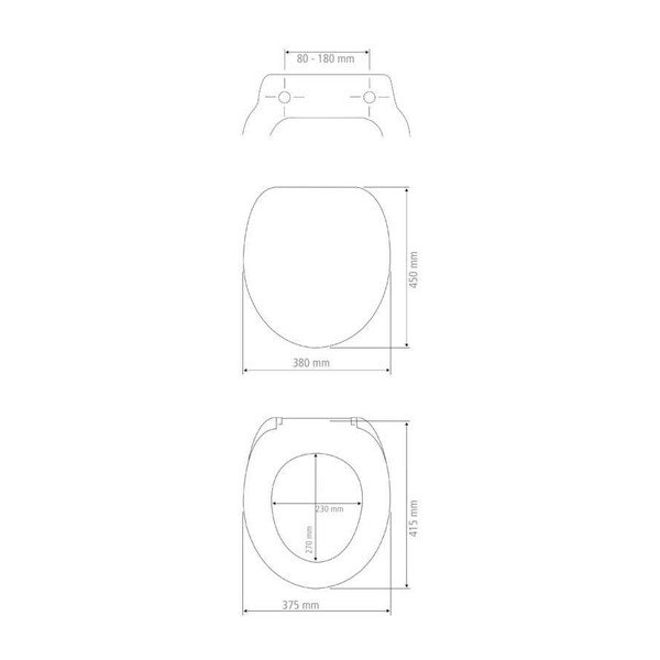 Sedile per wc con chiusura facilitata Old Time Plane, 45 x 37,5 cm - Wenko-image-3