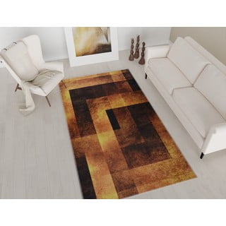 Tappeto lavabile arancione 80x150 cm - Vitaus