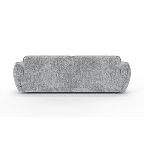 Divano angolare grigio chiaro (con penisola a sinistra/con chaise lounge) con rivestimento in ciniglia Nelia – Ropez-image-4