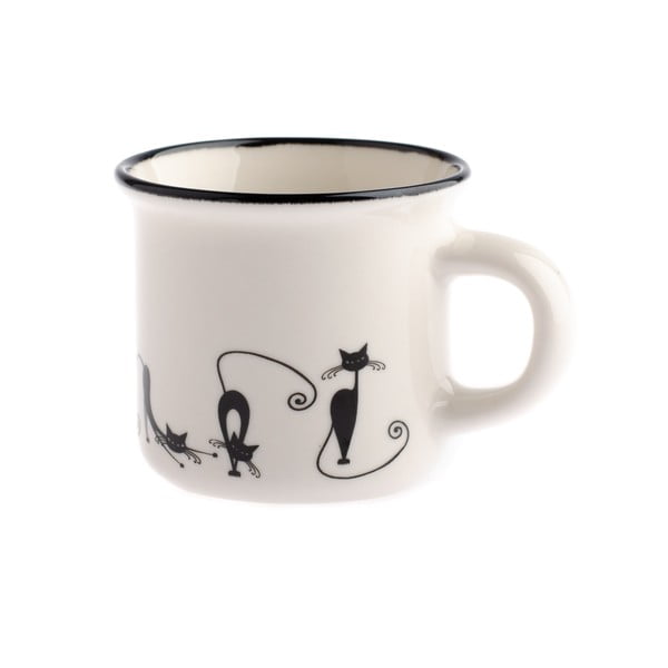 Tazza in porcellana Cats Emily, 75 ml - Dakls