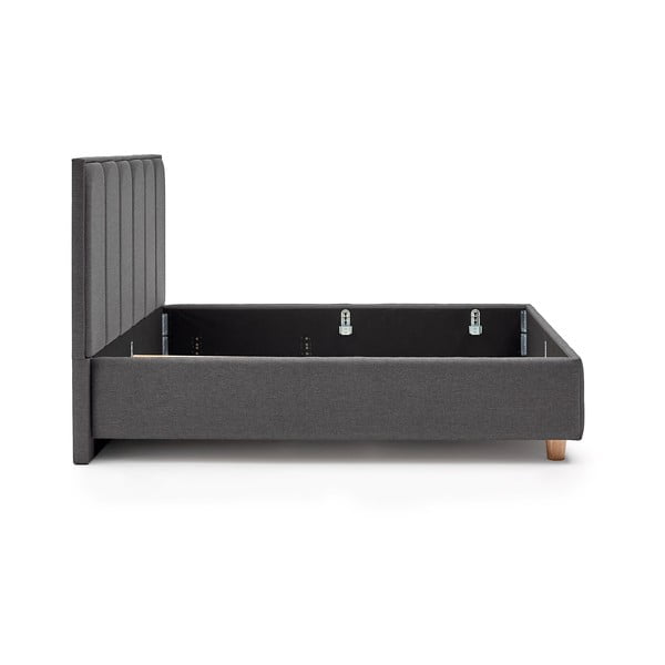 Letto matrimoniale grigio scuro con contenitore Wega, 180 x 200 cm - ProSpánek-image-4