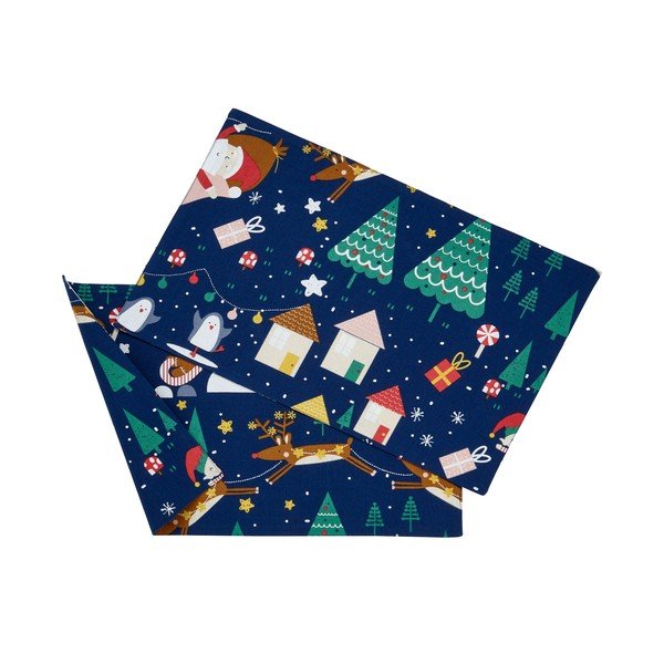Tovaglietta di stoffa 2 pezzi con motivo natalizio 30x46 cm Santa's Christmas Wonderland - Catherine Lansfield