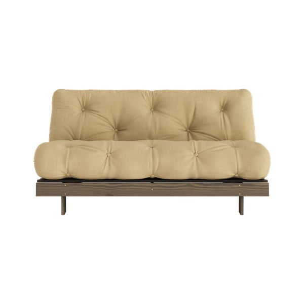 Divano letto in beige e senape 160 cm Roots - Karup Design