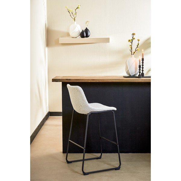 Sgabello da bar bianco Jeddo - Light & Living-image-1