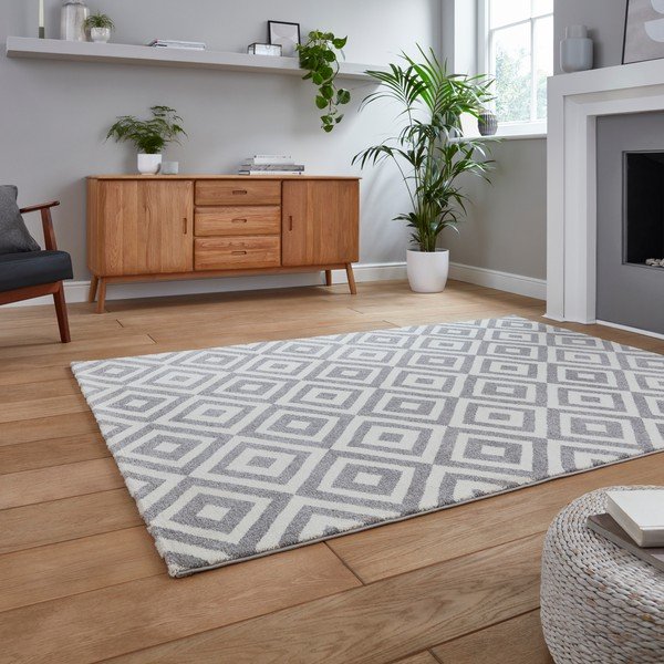 Tappeto grigio Dadi, 160 x 220 cm Brooklyn - Think Rugs-image-2
