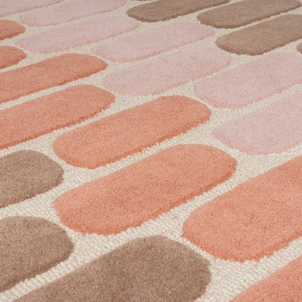 Tappeto in lana arancione , 160 x 230 cm Fossil - Flair Rugs-image-2