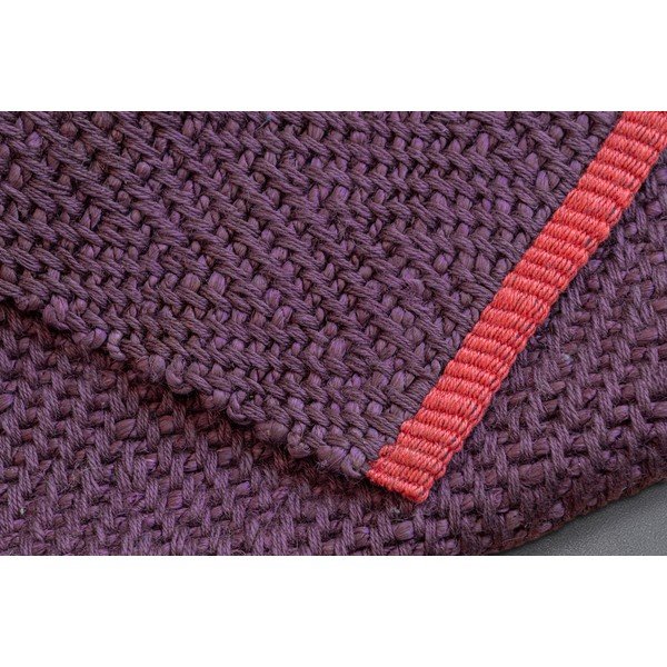 Tappeto burgundy in iuta 50x80 cm Notes – Mette Ditmer Denmark-image-3