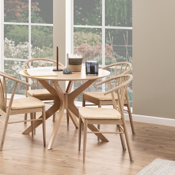 Tavolo da pranzo rotondo ø 105 cm Duncan - Actona-image-1