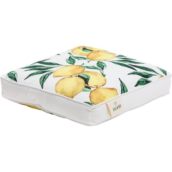 Cuscino di seduta in cotone, 40 x 40 cm Citrus - Westwing Collection-image-1