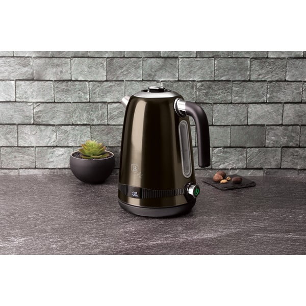 Bollitore marrone da 1,7 l Shiny Black Collection - BerlingerHaus-image-1
