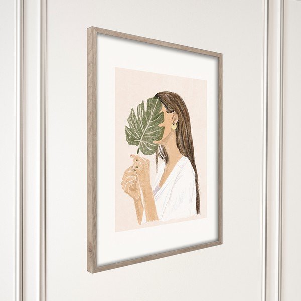 Dipinto stampato con cornice inclusa 50x70 cm Hidden – Styler-image-3