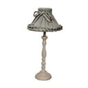 Lampada da tavolo Romance Grey, altezza 78 cm - Antic Line