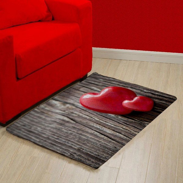 Tappetino in vinile Cuori, 52 x 75 cm - Zerbelli-image-2