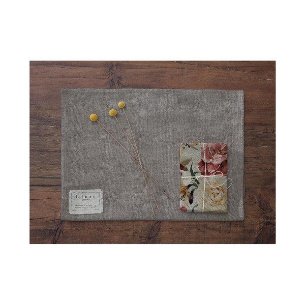 Set di 4 tovaglioli di lino Roses, 43 x 43 cm - Really Nice Things-image-1
