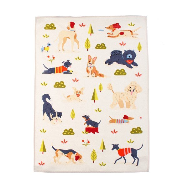 Strofinaccio in cotone 70x50 cm Dog Park – Rex London