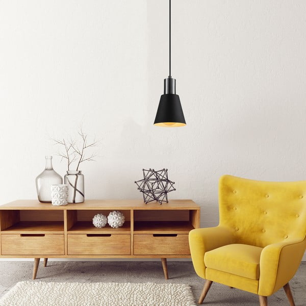 Lampadario nero ø 14 cm Kem – Opviq lights-image-1