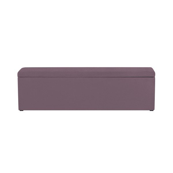 Pouf Ancona viola lavanda, 140 x 47 cm - Mazzini Sofas-image-4