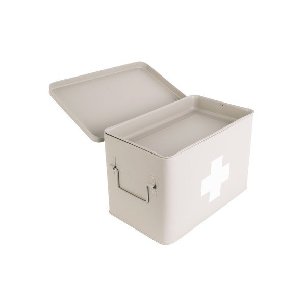 Armadietto per medicinali in metallo beige Medicina, larghezza 31,5 cm - PT LIVING-image-2