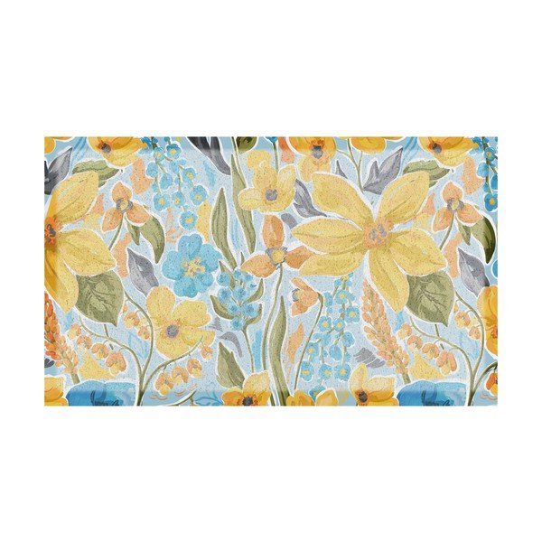 Zerbino in PVC 40x70 cm Flowers – Artsy Doormats