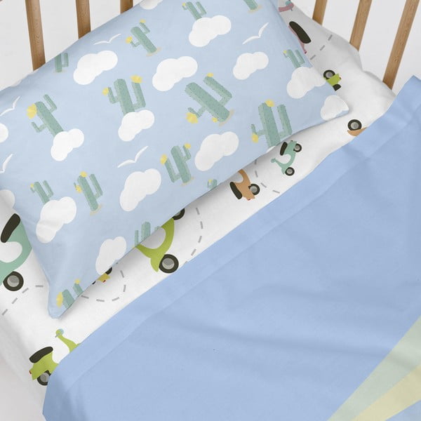 Lenzuolo di cotone per bambini, 140 x 70 cm Summer Time - Happynois-image-4