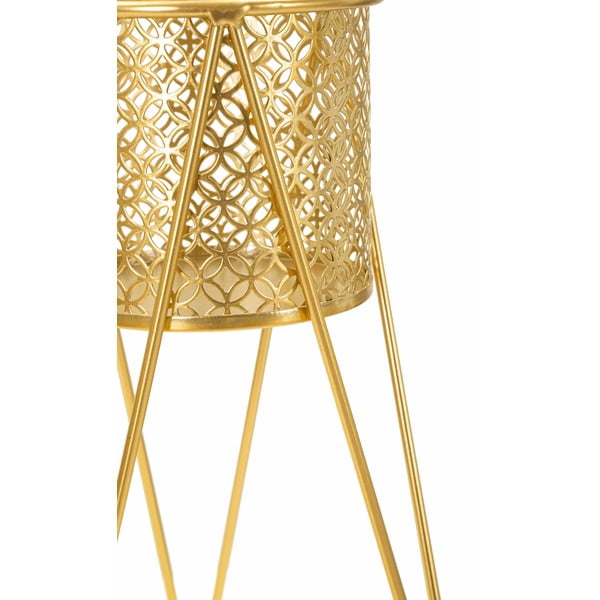 Set di 2 piedistalli per piante in metallo ø 20 cm altezza 46 cm Nat - Mauro Ferretti-image-4