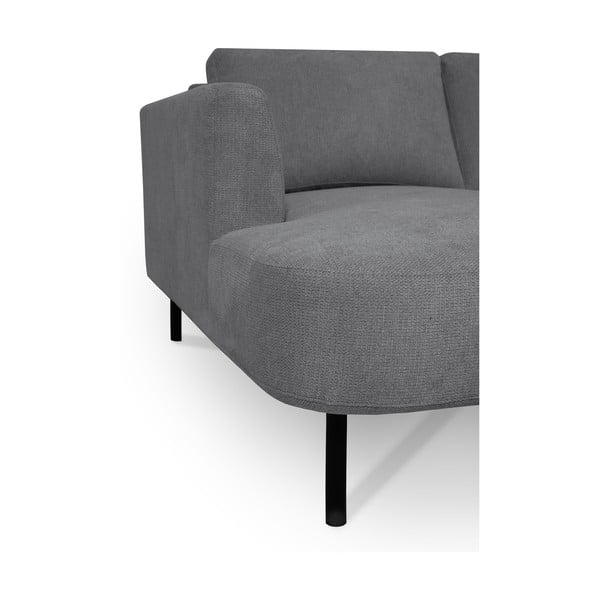 Divano angolare grigio scuro (angolo destro/"U") Hero - Scandic-image-4