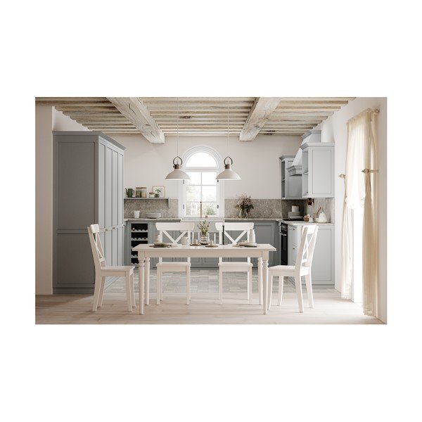 Lampada a sospensione bianca con paralume in metallo Mees - GTV-image-2