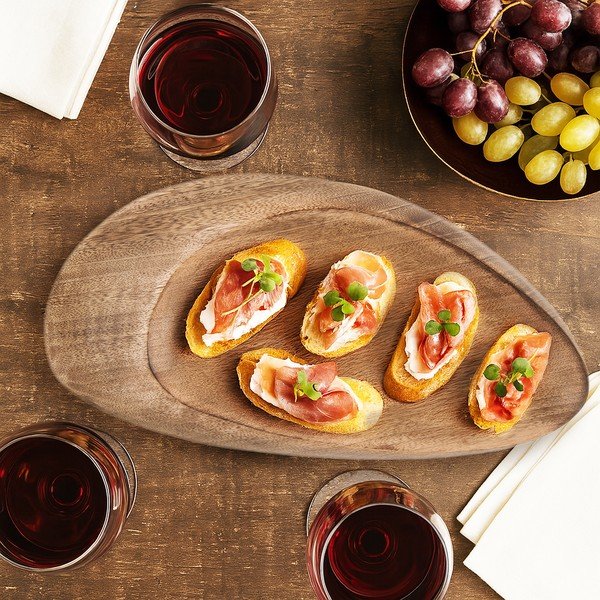 Vassoio in legno 20x39 cm Mango – Orion-image-1