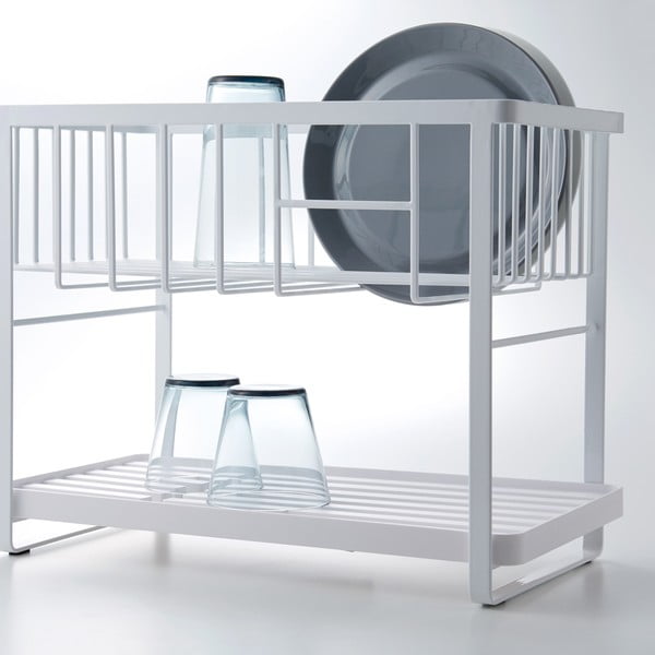 Vassoio di raccolta in metallo a due livelli Tower - YAMAZAKI-image-4