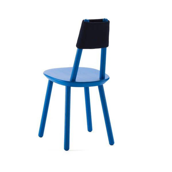 Sedia in legno massiccio blu Naïve - EMKO-image-3